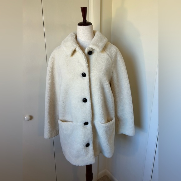 NWT Sézane ISAE Teddy Coat SZ 8 / 40 - Picture 5 of 16